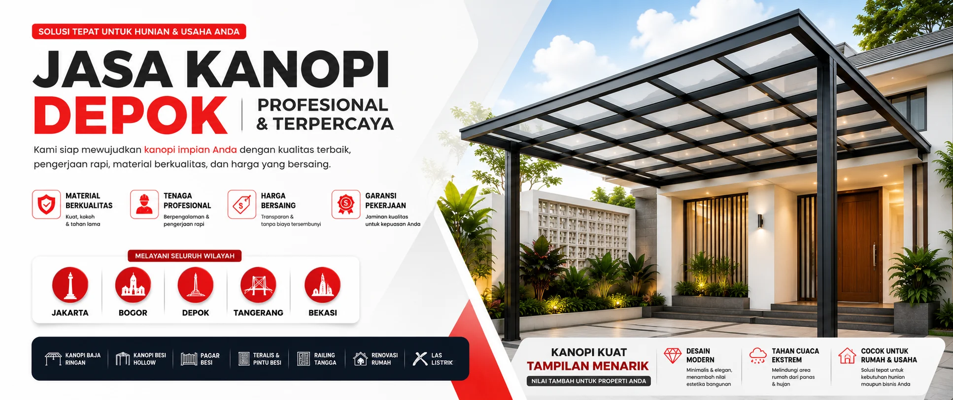 jasa kanopi depok