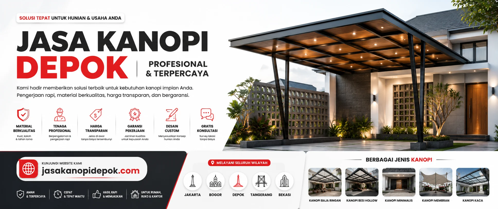 kanopi murah depok